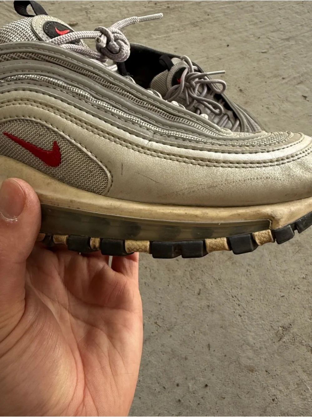 Nike Air Max 97 Silver Bullet OG – Size 5.5Y / Women’s – Used - Picture 2 of 8